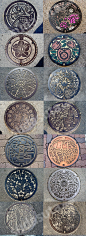 560张日本的窨井盖设计图片 ManholeCover 日式街头手绘井盖摄影-淘宝网