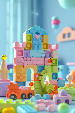 早教积木玩具模型