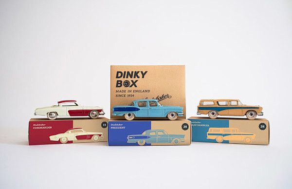 Dinky Toys汽车模型玩具包装设计...