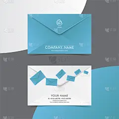 快递公司名片或名片两面设计