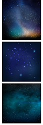 唯美太空浩瀚宇宙星空星云夜空彩色极光流星科技感背景AI矢量素材-淘宝网