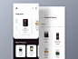 Grocery Shop App. groceries brew coffee product branding product search cart grocery shop typography ios app luova studio ux design ui