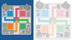 LUDO BLITZ - board game objects, Sydney