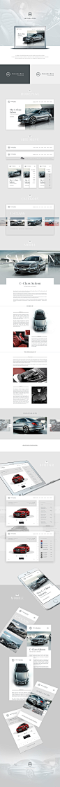 Mercedes-Benz Website Concept by 国外WEB灵感 - UE设计平台-网页设计，设计交流，界面设计，酷站欣赏