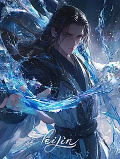 AI绘图｜蓝色幻境（附咒语） - 小红书