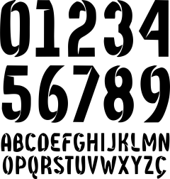 l小小F采集到数字 字母 创意 @l小小F
