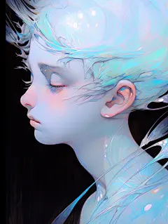 男生头像 壁纸 Midjourney 人工智能