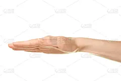 打开手掌的姿态