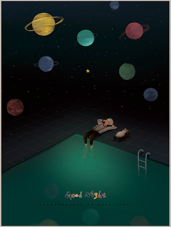 23:10:05晚安:)-lost78喜欢动漫插画凉木同采自lost7
