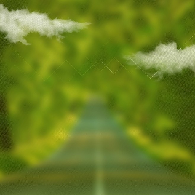 绿色清新公路远景首图主图直通车背景素材 ...