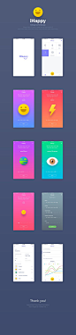 iHappy | iOS App UI/UX Design on Behance: 