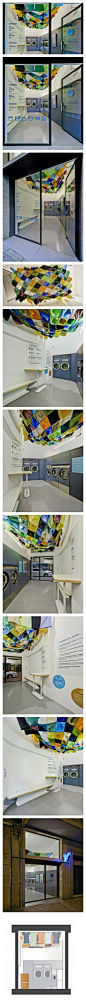 西班牙32平米的洗衣店设计