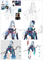 #百绘罗衣##阴阳师同人绘# @网易阴阳师手游 @网易阴阳师美术组 终于勉强搞完一个啦大概就是这样了中间改动好多次尤其是胸口的花，本来参考的是鸢尾花。后来觉得跟和风不是太搭显的过于魔幻，于是加了一些比较简单的兰花元素。暂定名就叫“蕙质兰心”吧！欢迎给出意见和建议么么哒。下一个撸妖刀姬求求支持！