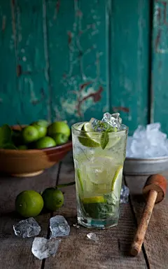 basil mojito #food #photography