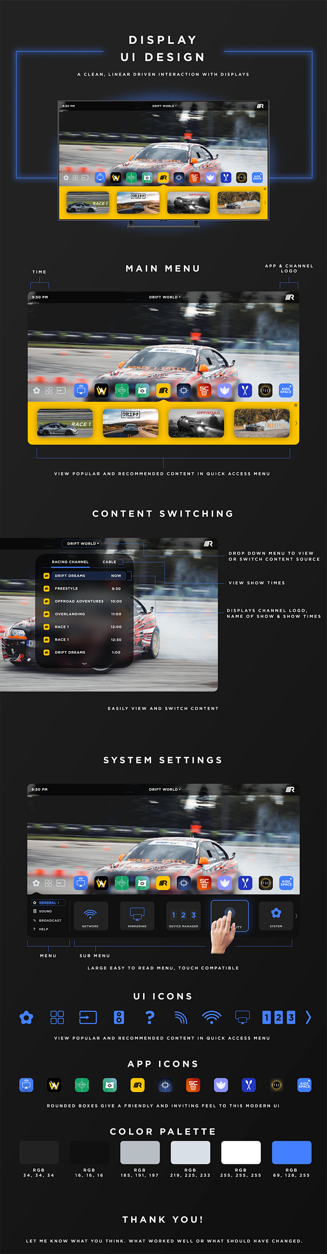 TV UI CONCEPT on Behance