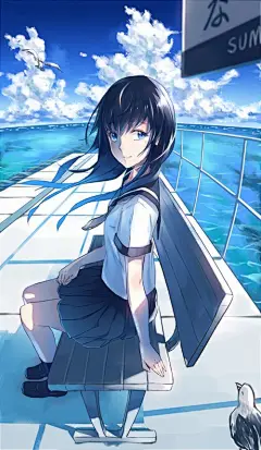 二次元,动漫,pixiv,插画,唯美,色彩,手绘,同人
