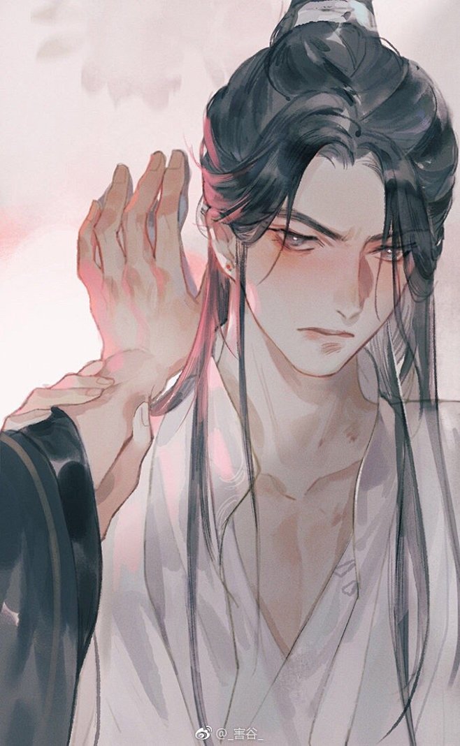 #二哈和他的白猫师尊#
画师：害谷