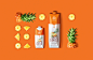 Juice Smile果汁品牌标志及包装设计欣赏-古田路9号-品牌创意/版权保护平台