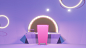 3D Render blender 3d modeling design