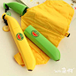 ZAA杂啊 最熟最生你的蕉情侣香蕉晴雨伞阳伞 小清新雨伞创意日用-淘宝网