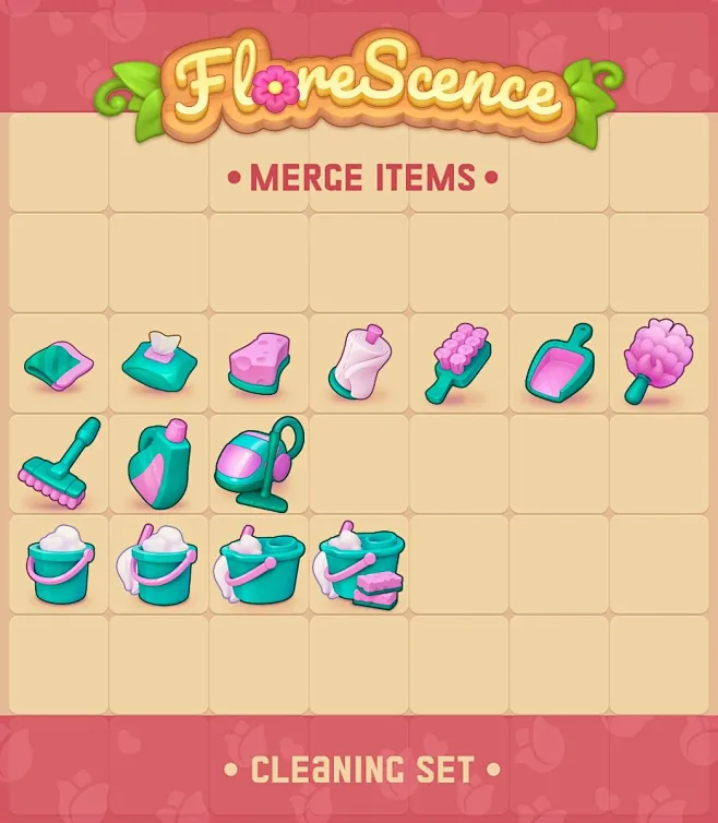 a screen shot of the game's menu, showing items for cleaning and ...