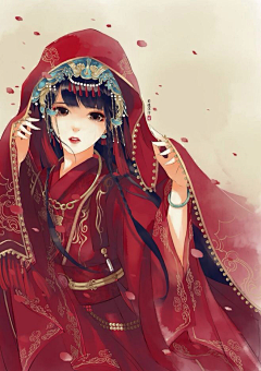 柚君采集到古风之插画