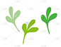 绿草矢量插图。