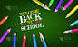 学校用品,背景聚焦,重返校园,季节,符号,一个物体,概念,铅笔,背包,海报
