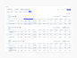 供应商的组件分配（零售规划 SaaS 网络应用程序）采购 ux 设计用户体验网络应用程序 ux saas 启动管理分析界面仪表板 ux 最小网络应用程序软件设计表金融金融金融科技规划零售