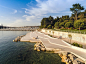 Mulini Beach is located in an attractive area of Rovinj, on the exit from the central part of the city and in the continuation of the promenade, in front of hotels Monte Mulini, Lone and Eden, wrapped in a rich green public park and green forest protectiv