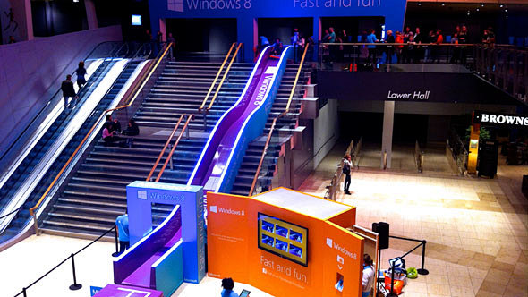微软Windows 8的创意营销活动 -...