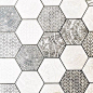 Tile Love #tile #floors #hexagon #blackandwhite #interiors #ihavethisthingwithfloors #lovely #love #unique #random by niiikkkkkiii