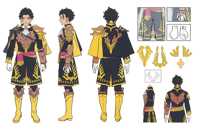 Claude Concept Art from Fire Emblem Warriors: Three Hopes-花瓣网