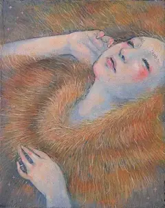 平野实穗 插画 油画