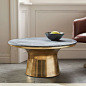 marble-topped-pedestal-coffee-table-gray-marble-antique-br-o.jpg (710×710)