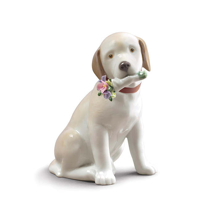 Lladro Dog Figurine ...