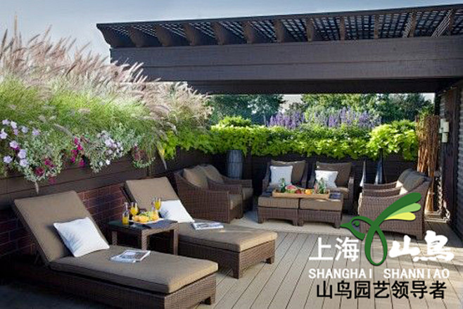 上海屋顶阳台菜地花园景观露台阳台办公楼顶...
