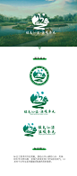 山西长治 沁源县 李元镇LOGO设计  李元镇以煤炭产业为主，计划转型为绿色小镇 方案三