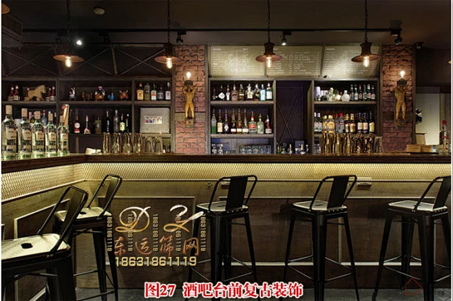 复古墙面创意个性立体壁饰LOFT工业风酒吧铁皮画大壁挂铁网装饰品 -花瓣网