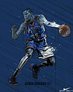给大家分享NBA的插画 - 步行街 - 虎扑体育论坛