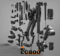 【CG模型】一套机械3D模型集合建筑物件CG模型CG帮美术资源网 -www.cgboo.com