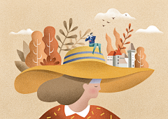 vivianpan采集到人物插画吉祥物