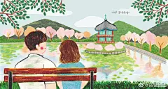 画师chaaeso笔下的情侣日常插画
画师用画笔画出了她与自己男朋友的甜蜜日常
#画里的故事# ​​​​ 