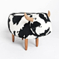 【有所·奶牛坐墩】设计师可爱趣味奶牛造型脚凳换鞋凳|有所牧场-淘宝网