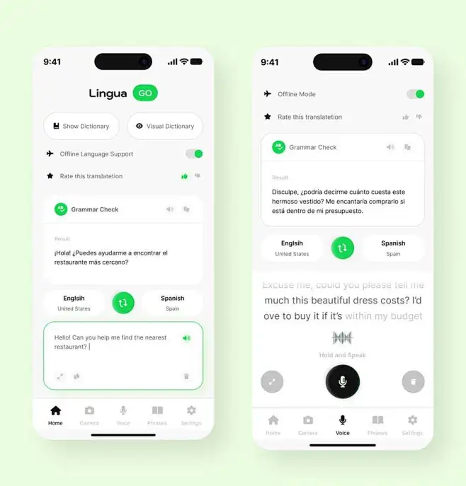 语言翻译应用 APP UI KIT (FIG,PSD,SKETCH)-花瓣网