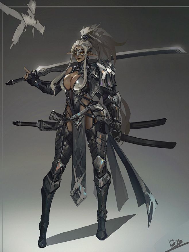 日韩风格deadman画师SF GIRL...