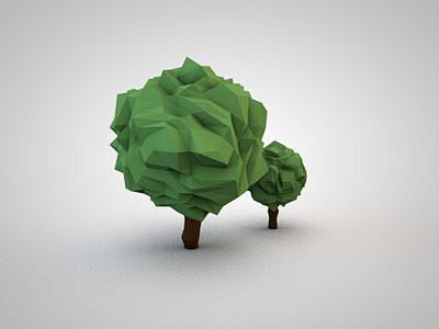 Low poly Trees