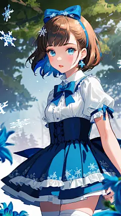 动漫美女，都市小说，人物设计，插画设计，梦幻