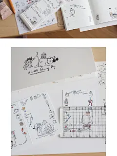 【甜味小调】白日梦原创可爱水彩手账插画风可撕便签贺卡和纸贴纸-淘宝网