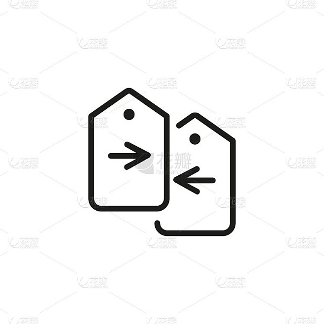 比较价格线图标